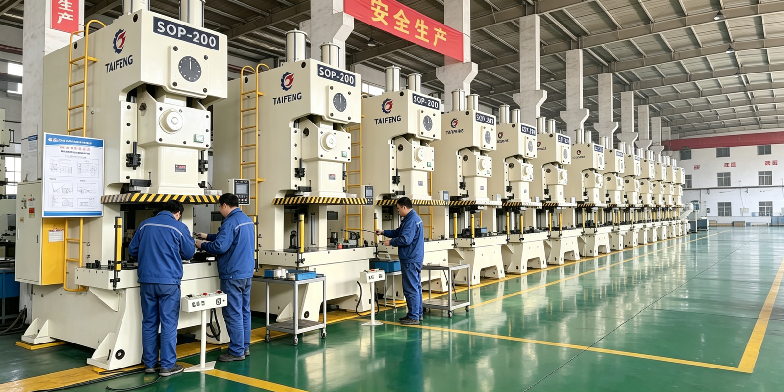 Taifeng Machinery Factory Interior