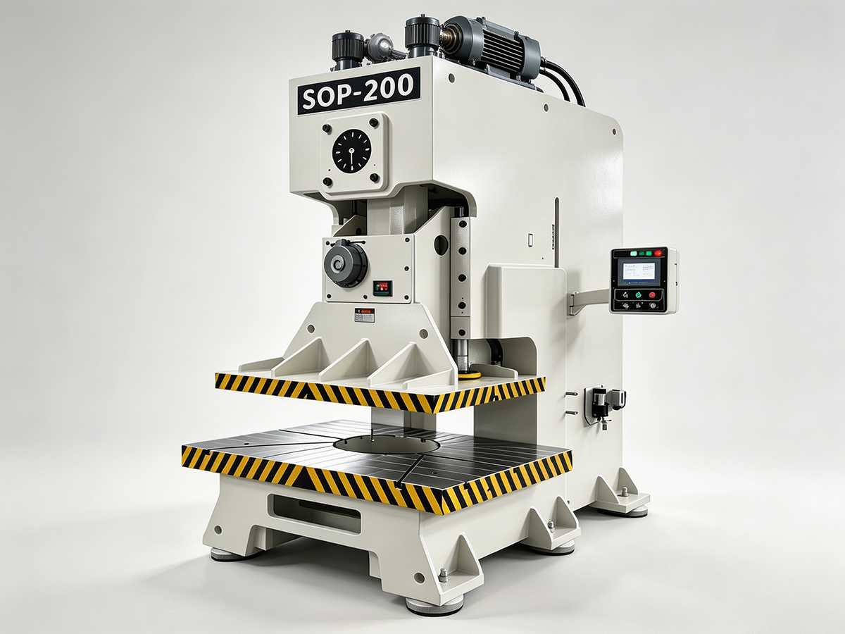 Servo press control panel — programmable slide motion and HMI interface