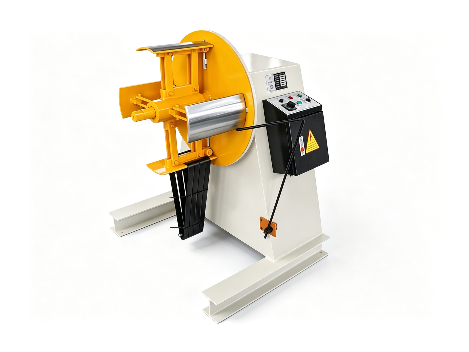 Metal stamping factory floor — integrated press lines with automated feeding
